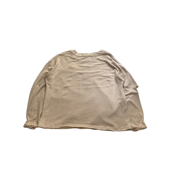 NWT Kirundo Oatmeal Waffle-Knit Henley – Adult Large - Picture 2 of 4